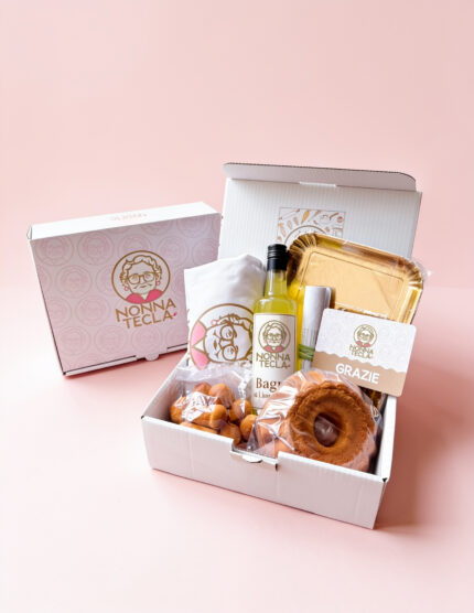 box torte con bagna al limoncello