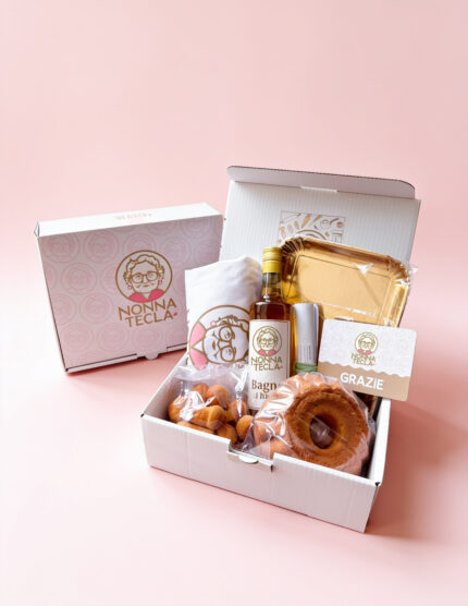 box torte con bagna al rhum