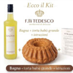 Box Torta Babà grande - bagna al Limoncello