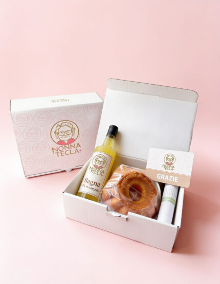 box torta babà grande - bagna al limoncello